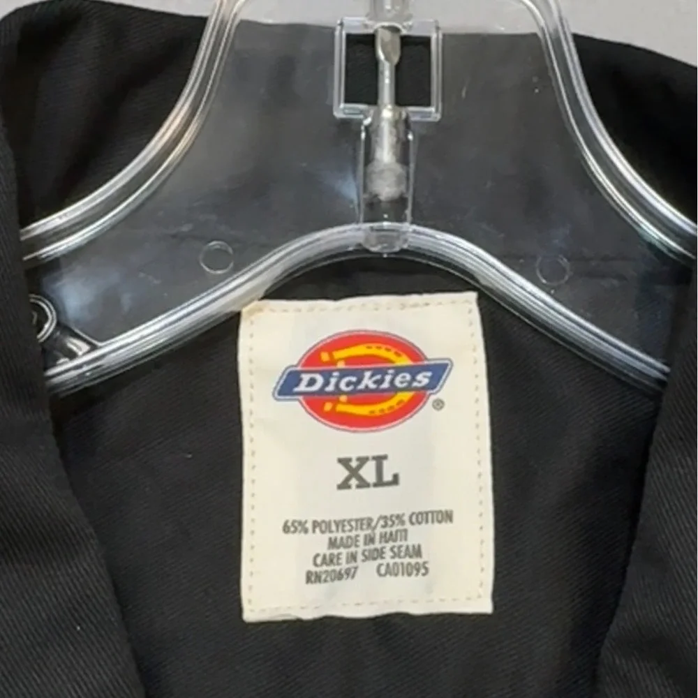 DICKIES Maxxis Tires Work Shirt Mens XL Black Short Sleeve Embroidered Button Up - Picture 4 of 9